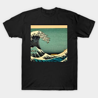 A Magnificent Ukiyo-e Wave Painting T-Shirt